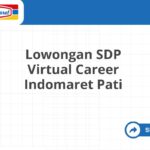 Lowongan SDP Virtual Career Indomaret Pati