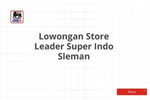 Lowongan Store Leader Super Indo Sleman