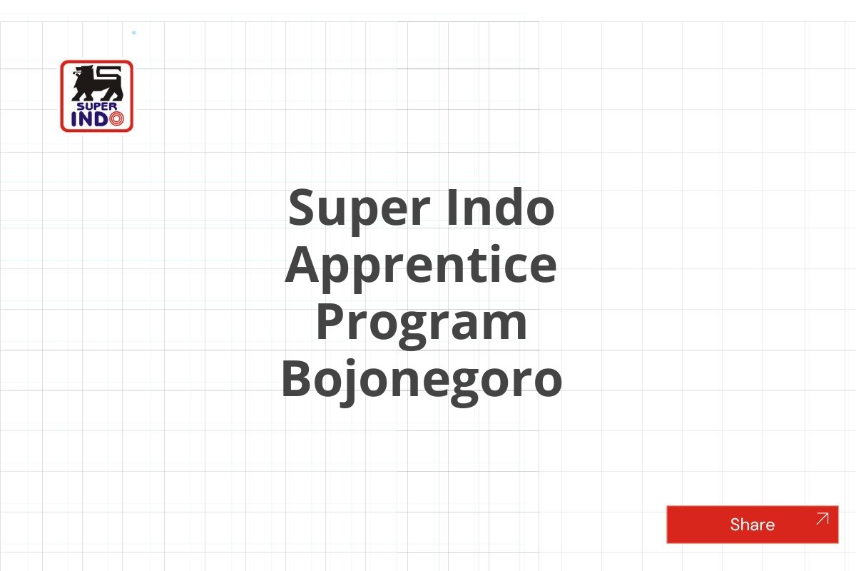 Super Indo Apprentice Program Bojonegoro